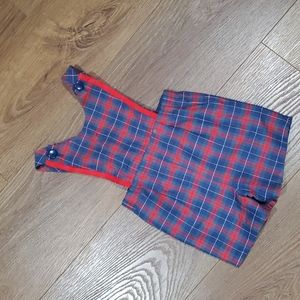 VINTAGE FLORANCE EISEMAN plaid overall...  #4962